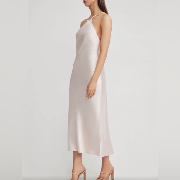 Significant Other Vienna Satin Dress Rose Pink - Picture 4 of 7